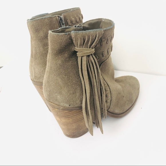 Jessica Simpson Tan suede boots size 8.5M - Picture 3 of 7